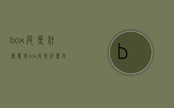 box皮是什么意思（box皮是什么皮料）